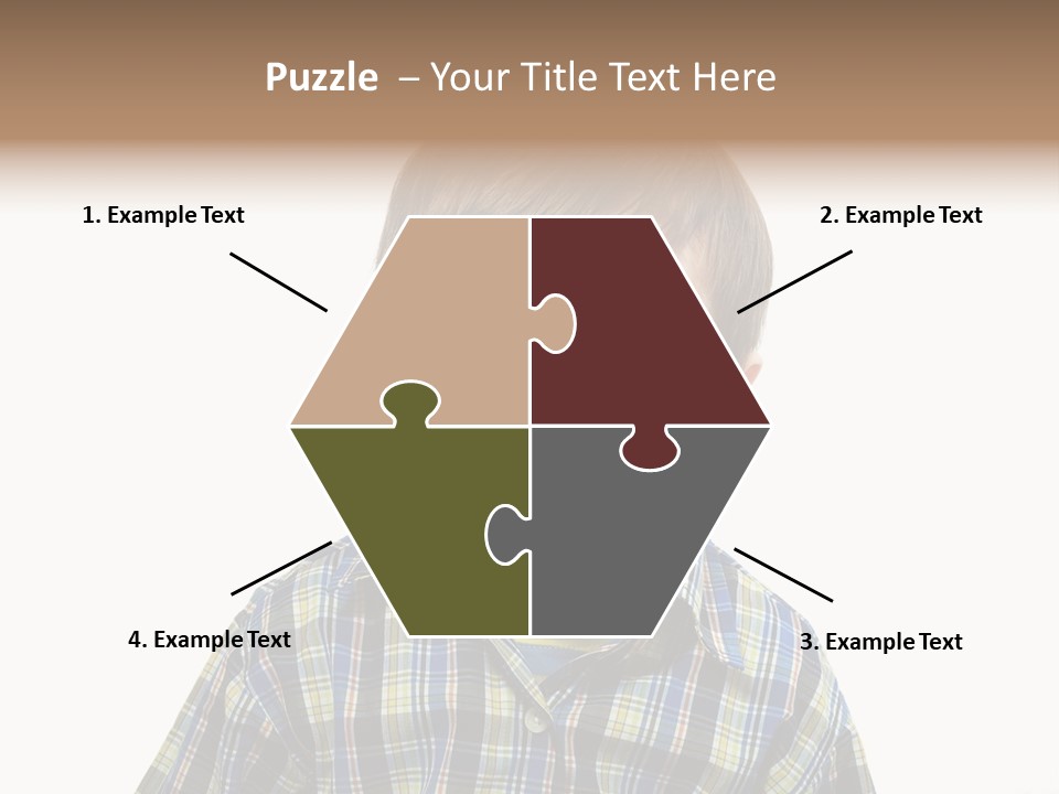 A Young Boy Is Smiling For The Camera PowerPoint Template