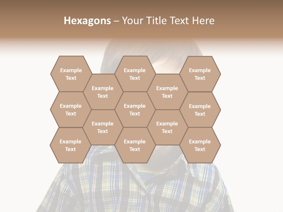 A Young Boy Is Smiling For The Camera PowerPoint Template