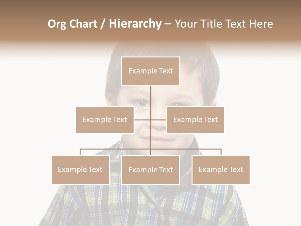 A Young Boy Is Smiling For The Camera PowerPoint Template