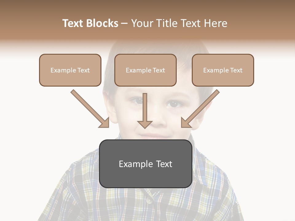 A Young Boy Is Smiling For The Camera PowerPoint Template