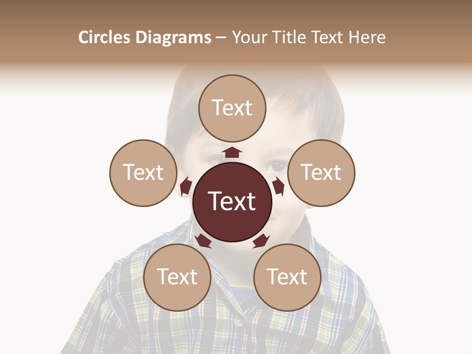 A Young Boy Is Smiling For The Camera PowerPoint Template