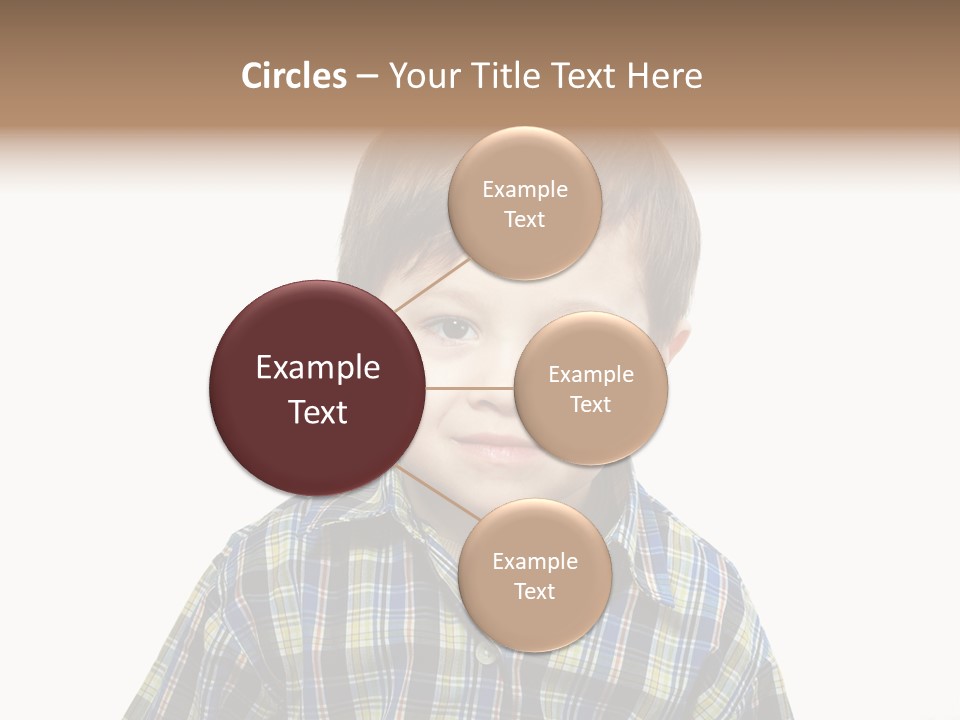 A Young Boy Is Smiling For The Camera PowerPoint Template