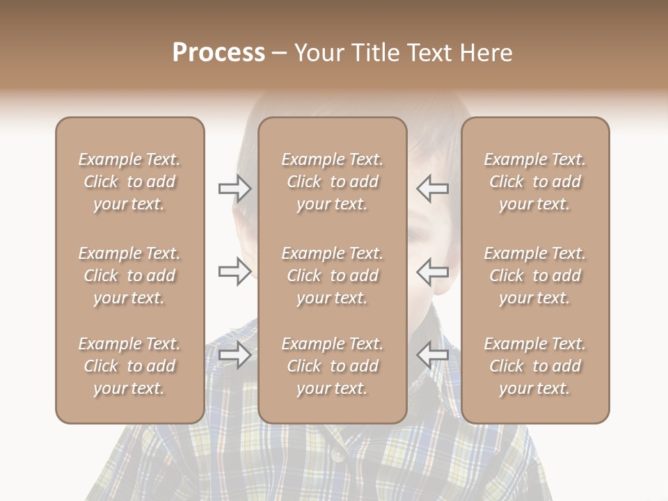 A Young Boy Is Smiling For The Camera PowerPoint Template