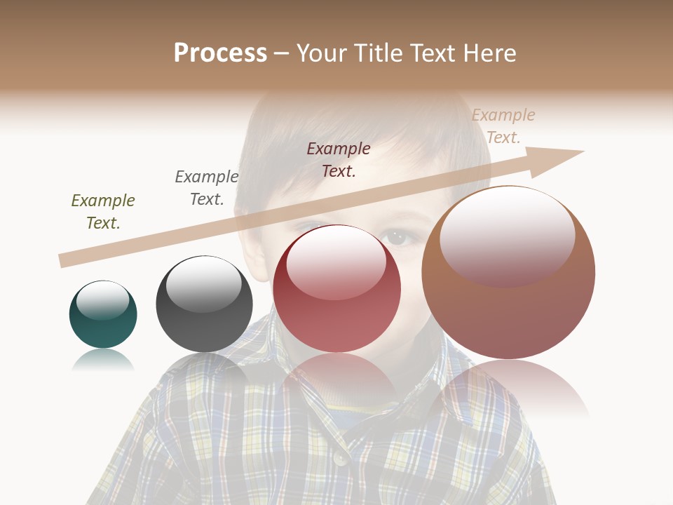 A Young Boy Is Smiling For The Camera PowerPoint Template