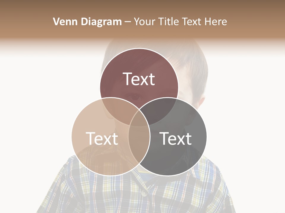 A Young Boy Is Smiling For The Camera PowerPoint Template