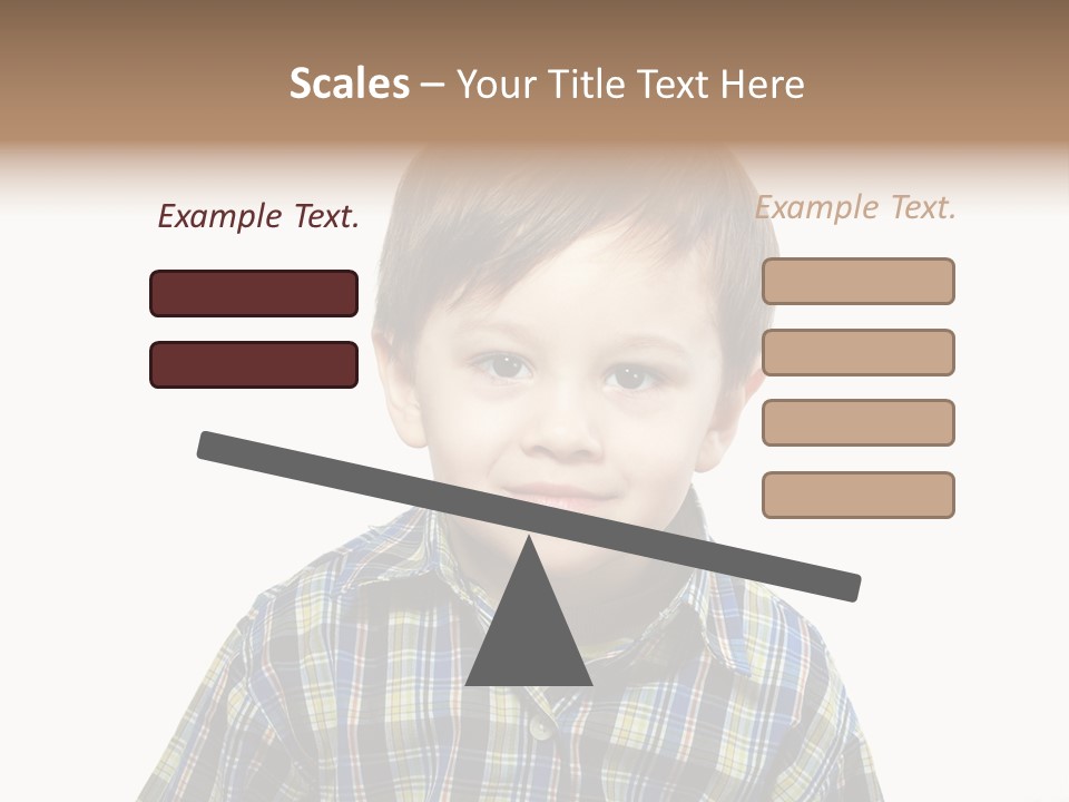 A Young Boy Is Smiling For The Camera PowerPoint Template