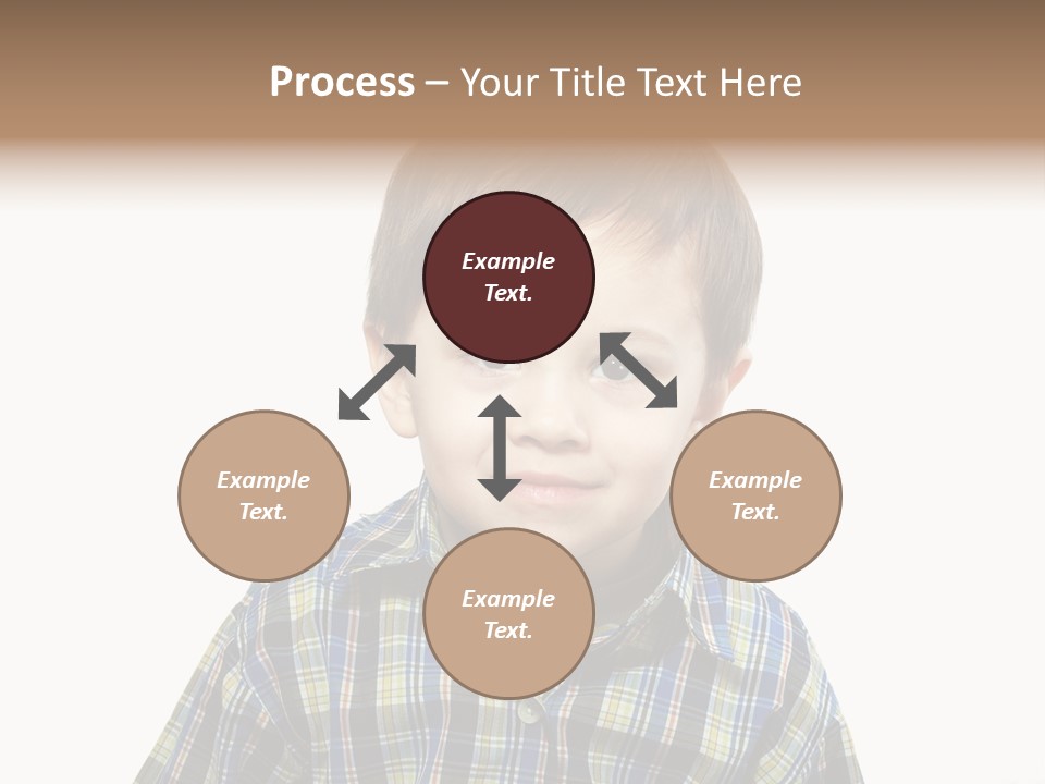 A Young Boy Is Smiling For The Camera PowerPoint Template