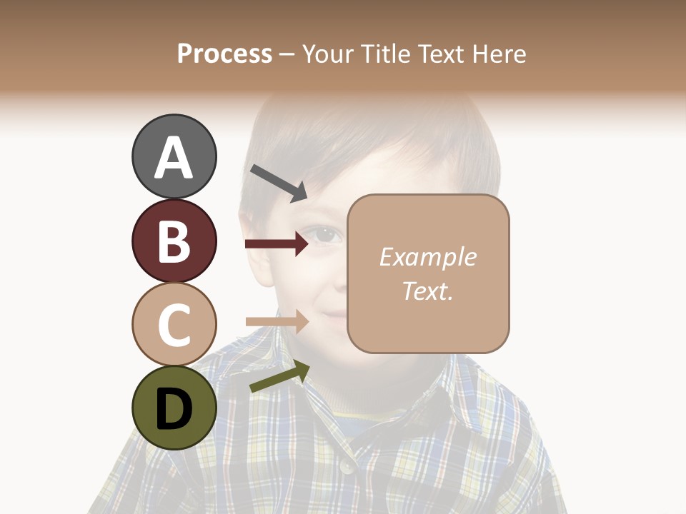 A Young Boy Is Smiling For The Camera PowerPoint Template