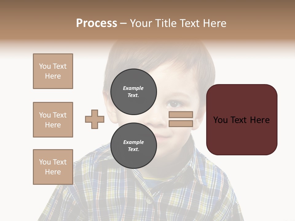A Young Boy Is Smiling For The Camera PowerPoint Template