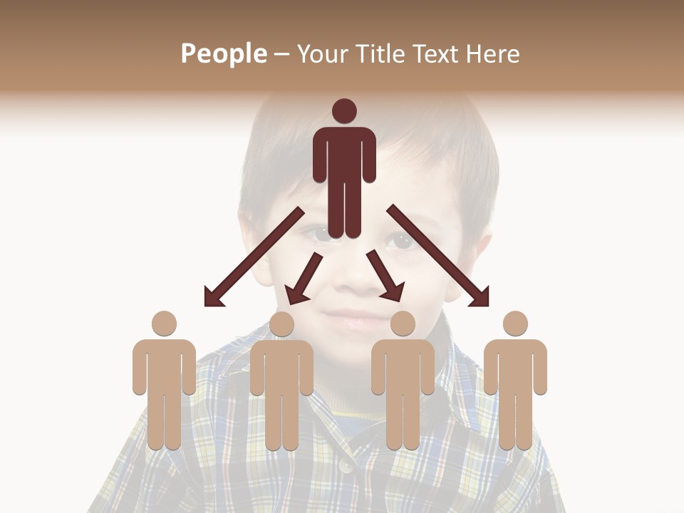 A Young Boy Is Smiling For The Camera PowerPoint Template