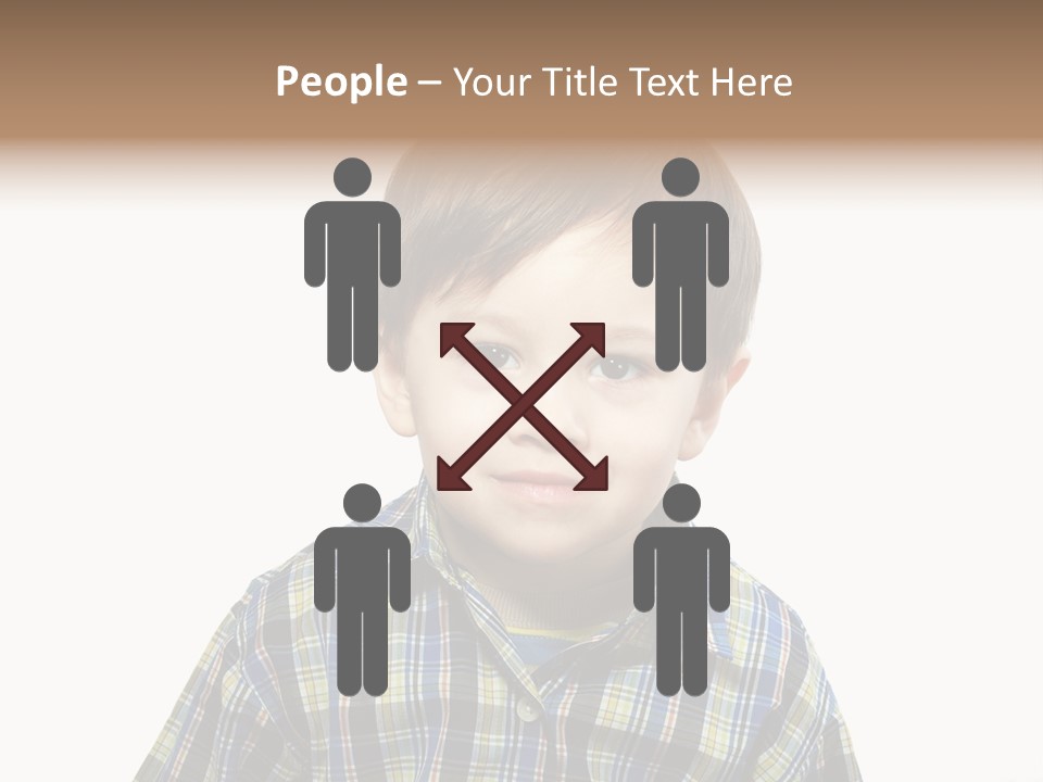 A Young Boy Is Smiling For The Camera PowerPoint Template
