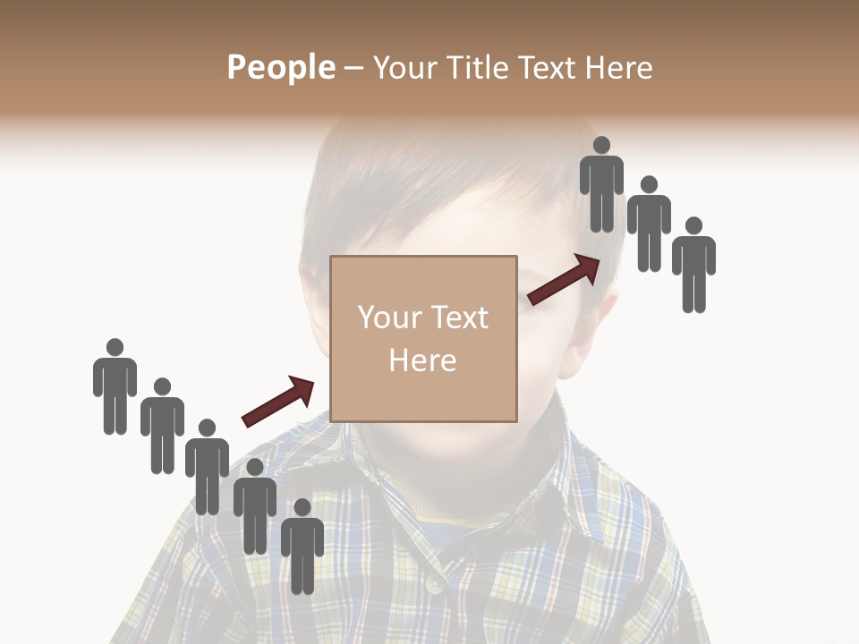 A Young Boy Is Smiling For The Camera PowerPoint Template