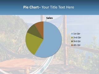 A Hammock On A Porch Overlooking The Ocean PowerPoint Template