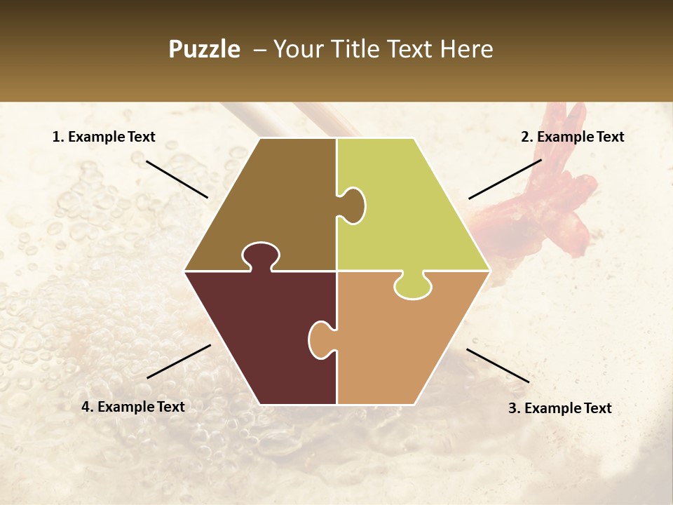 Chopsticks Are Being Used To Stir Food In A Pan PowerPoint Template