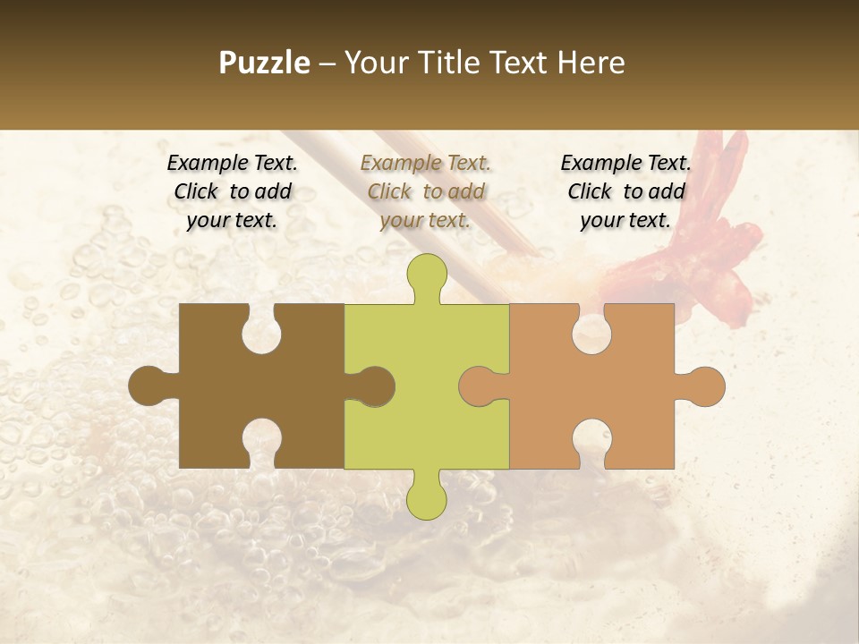 Chopsticks Are Being Used To Stir Food In A Pan PowerPoint Template