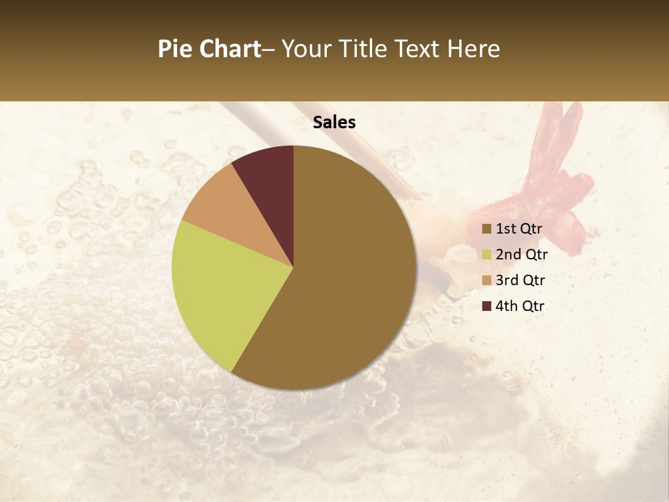 Chopsticks Are Being Used To Stir Food In A Pan PowerPoint Template
