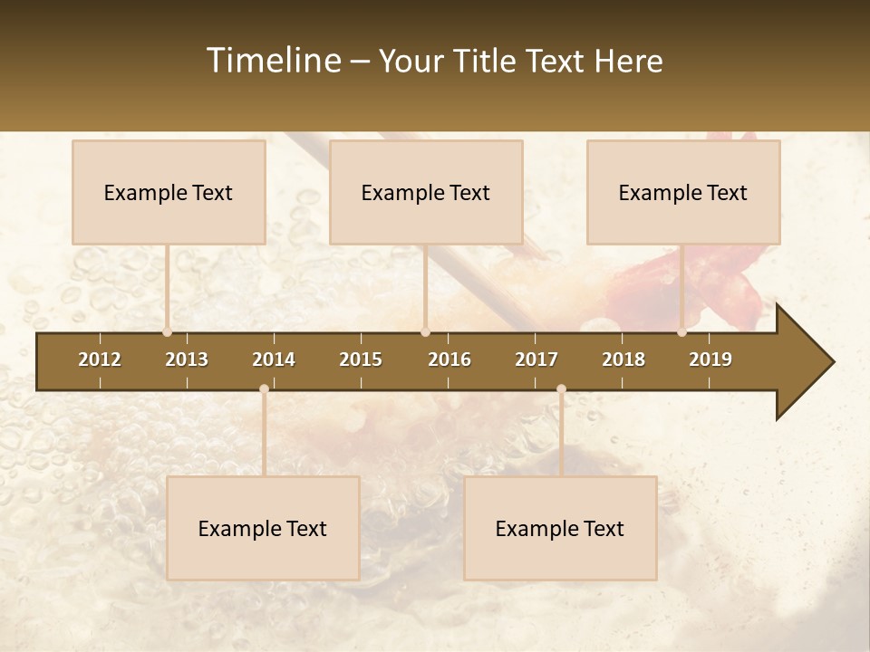 Chopsticks Are Being Used To Stir Food In A Pan PowerPoint Template