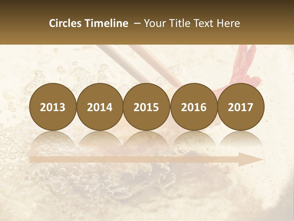 Chopsticks Are Being Used To Stir Food In A Pan PowerPoint Template