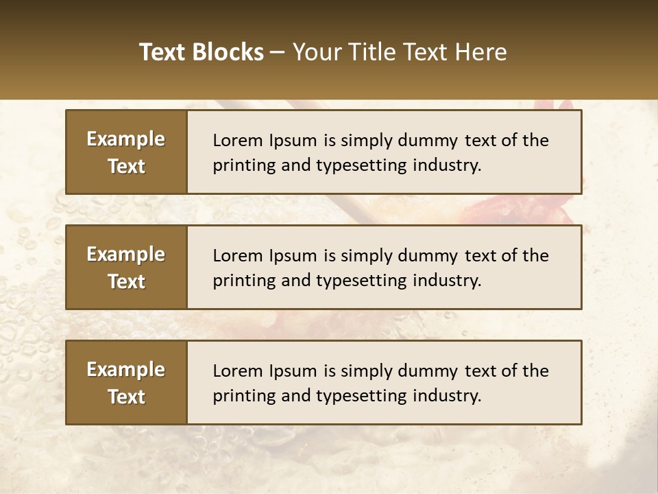 Chopsticks Are Being Used To Stir Food In A Pan PowerPoint Template