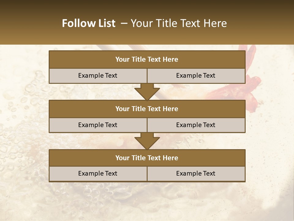 Chopsticks Are Being Used To Stir Food In A Pan PowerPoint Template
