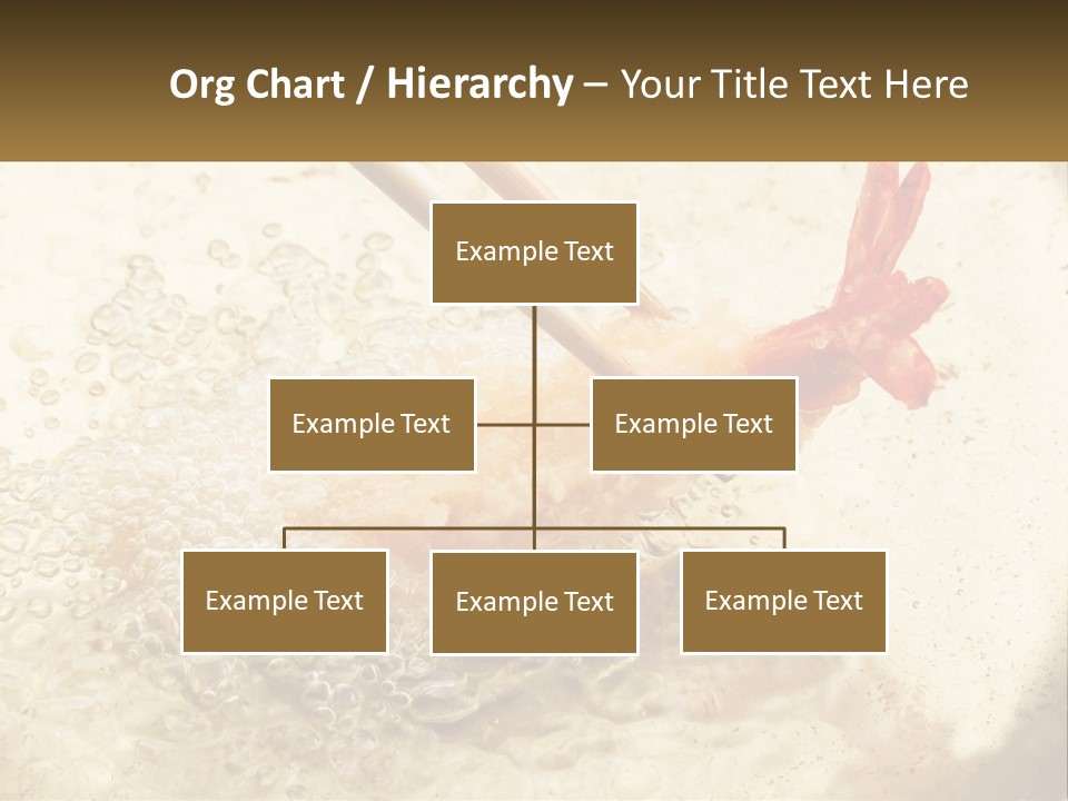 Chopsticks Are Being Used To Stir Food In A Pan PowerPoint Template