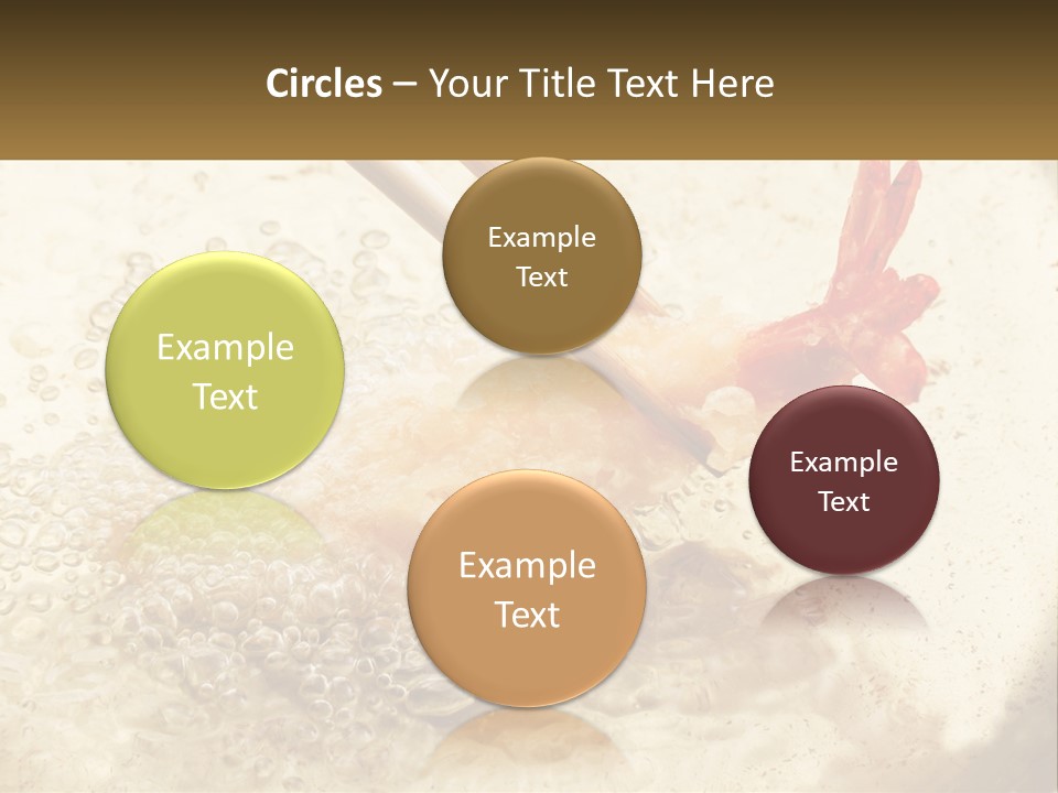 Chopsticks Are Being Used To Stir Food In A Pan PowerPoint Template