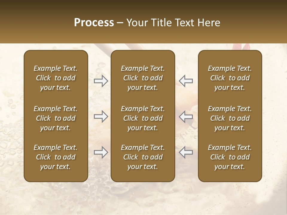 Chopsticks Are Being Used To Stir Food In A Pan PowerPoint Template