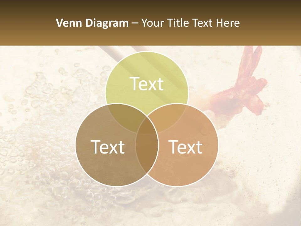 Chopsticks Are Being Used To Stir Food In A Pan PowerPoint Template