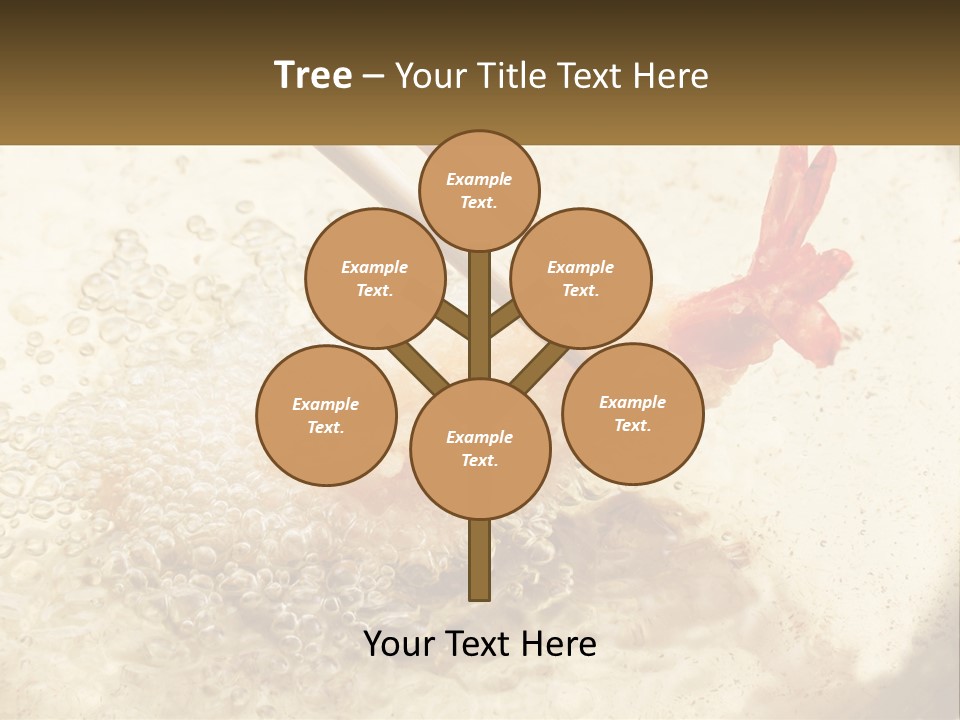 Chopsticks Are Being Used To Stir Food In A Pan PowerPoint Template