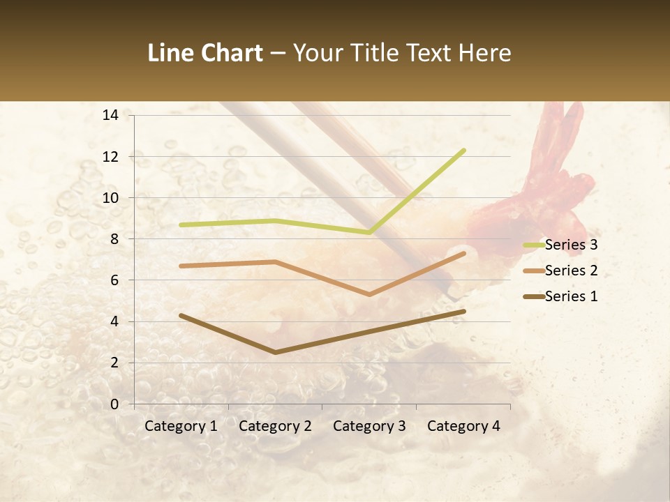 Chopsticks Are Being Used To Stir Food In A Pan PowerPoint Template