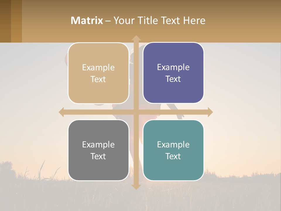 A Woman Holding Balloons In The Air At Sunset PowerPoint Template