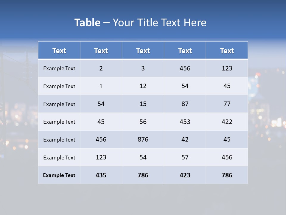 A Power Line With A City In The Background PowerPoint Template