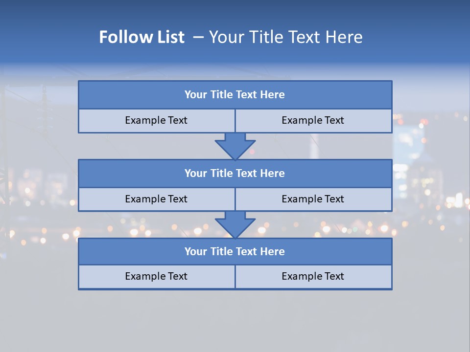 A Power Line With A City In The Background PowerPoint Template