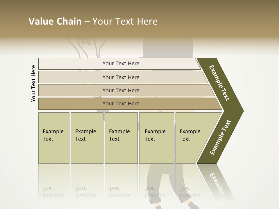 A Man In A Top Hat Holding A Light Bulb PowerPoint Template