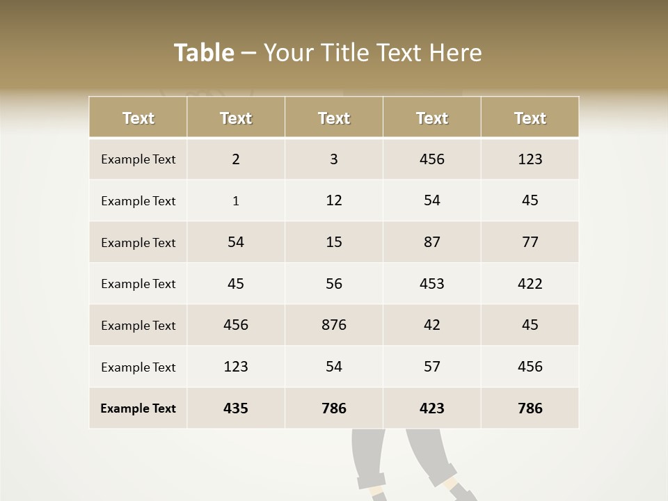 A Man In A Top Hat Holding A Light Bulb PowerPoint Template