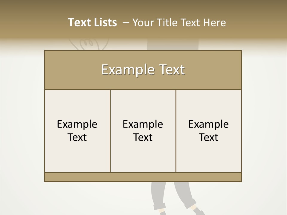 A Man In A Top Hat Holding A Light Bulb PowerPoint Template