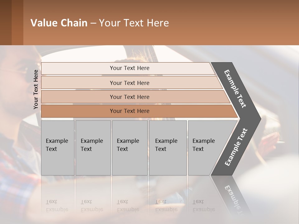 A Man And A Woman Sitting In A Car PowerPoint Template