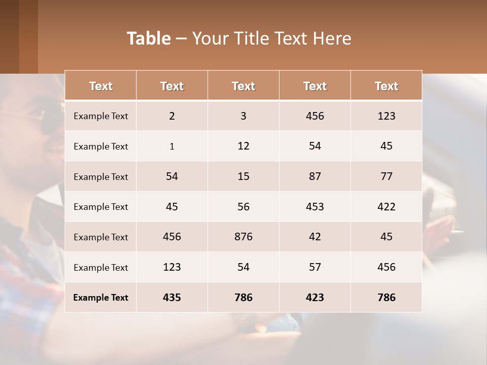 A Man And A Woman Sitting In A Car PowerPoint Template