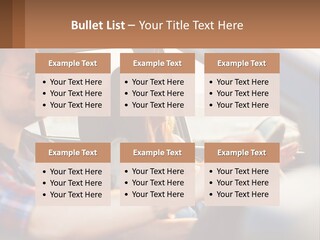 A Man And A Woman Sitting In A Car PowerPoint Template