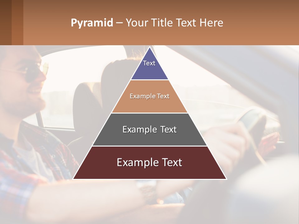 A Man And A Woman Sitting In A Car PowerPoint Template