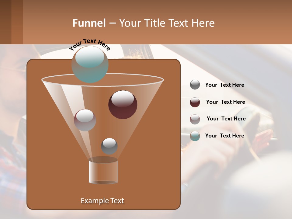 A Man And A Woman Sitting In A Car PowerPoint Template