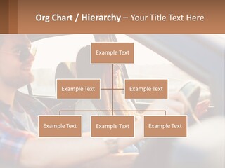 A Man And A Woman Sitting In A Car PowerPoint Template