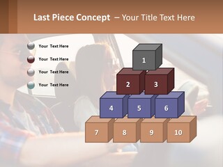 A Man And A Woman Sitting In A Car PowerPoint Template