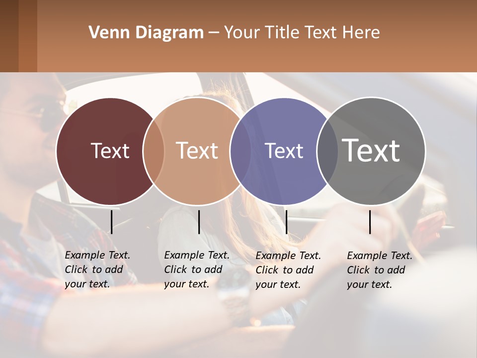 A Man And A Woman Sitting In A Car PowerPoint Template