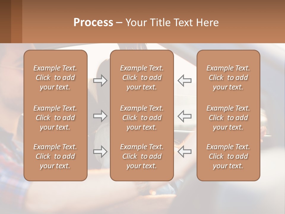 A Man And A Woman Sitting In A Car PowerPoint Template