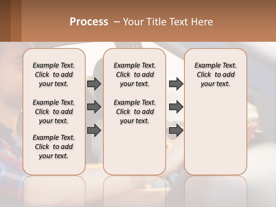 A Man And A Woman Sitting In A Car PowerPoint Template
