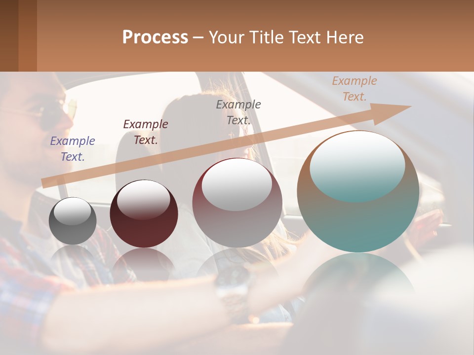 A Man And A Woman Sitting In A Car PowerPoint Template