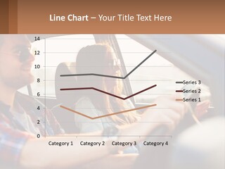 A Man And A Woman Sitting In A Car PowerPoint Template