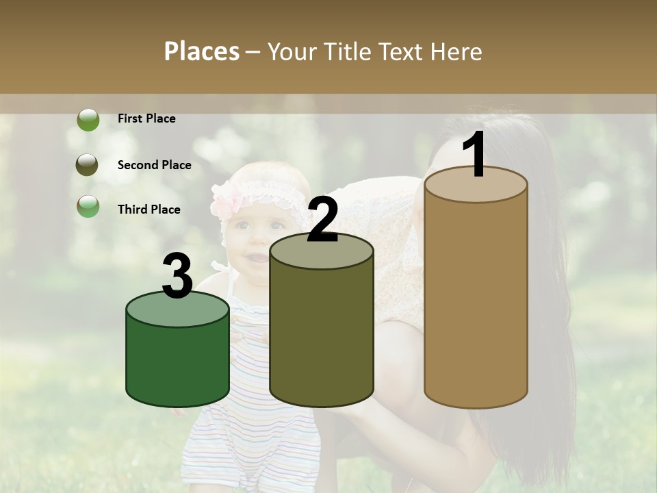 A Woman Holding A Baby In Her Arms PowerPoint Template