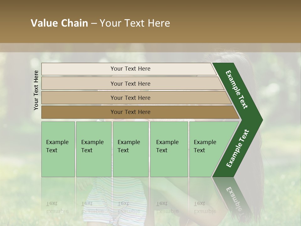 A Woman Holding A Baby In Her Arms PowerPoint Template